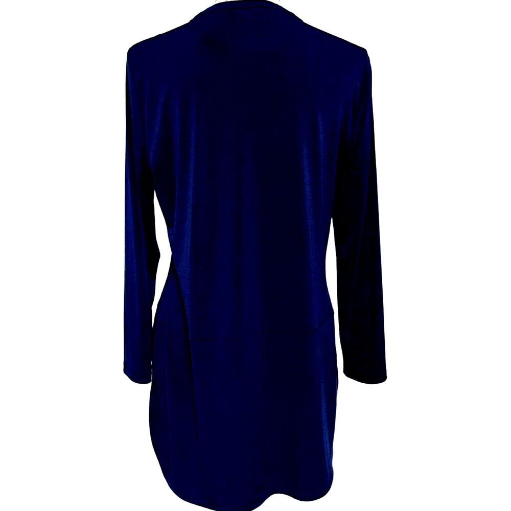 Lauren‎ Ralph Lauren navy button up tunic medium - Picture 2 of 5